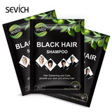 5pcs/lot Instant Black Hair Shampoo