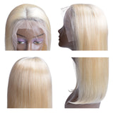 613 Lace Front Wigs Blonde Lace Front Wig Remy Peruvian Hair Bob Wigs Density 150% Wig Lace Wig Human Hair