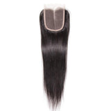 Peruvian Hair Straight Lace Closure Hair Remy Human Hair 4*4