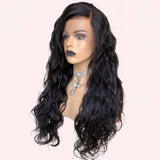 13x6 Deep Part Body Wave Lace Front Wig Peruvian Remy Human Hair Wigs With Baby Hair Pre Placked and Bleached Knots