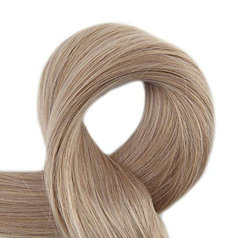 Double Drawn Tape in Hair Extensions Pure Color 50g 20Pcs Colorful Hair Extensions Remy Human Hair Skin Weft Tape ins #18