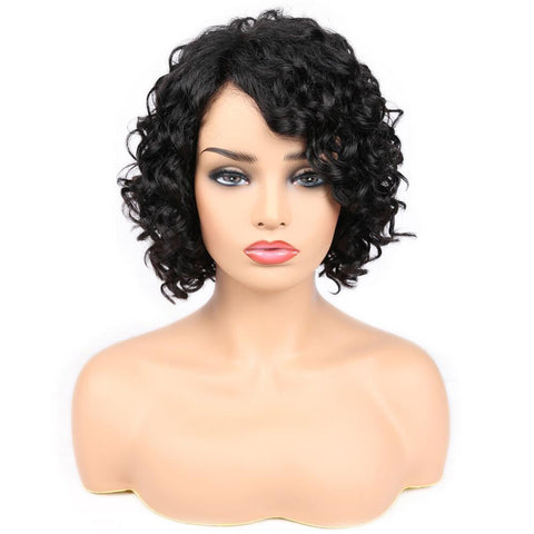Avery|  Short Curly Lace Front