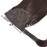 Human Hair Ponytail Extensions 100% Real Remy Straight Human Hair Clip in Ponytail