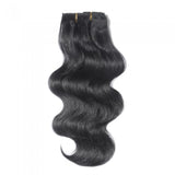 Body Waves Clip Hair Extensions  #1B